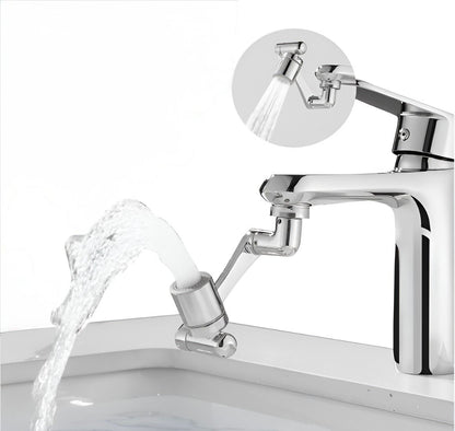 1080° Swivel Faucet Extender – Dual Mode Splash Aerator with 360° Rotation for Kitchen & Bathroom