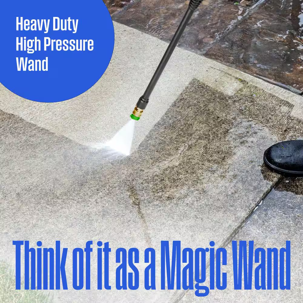 2000 Max PSI 1.76 Max GPM Cold Water Electric Powered Pressure Washer W/Anti-Tipping Technology and 2-Quick Connect Tips