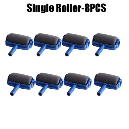 Multi Functional High Quality Handle Paint Roller Set Plastic Handle Painting Roller Brush for Office House Decoration