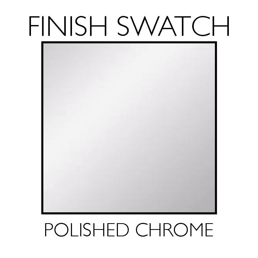 San Martin 4-Piece Bathroom Hardware Accessory Kit on Polished Chrome