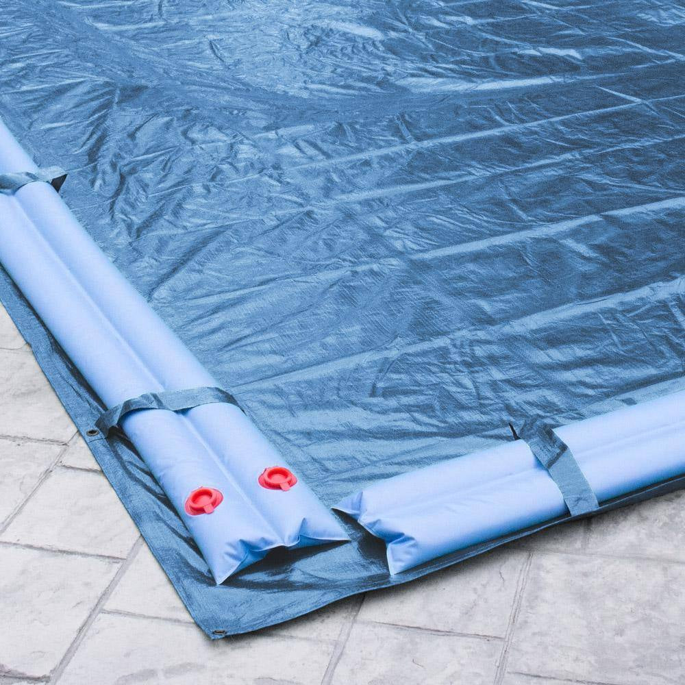 Heavy-Duty 25 Ft. X 45 Ft. Rectangular Imperial Blue Winter Pool Cover