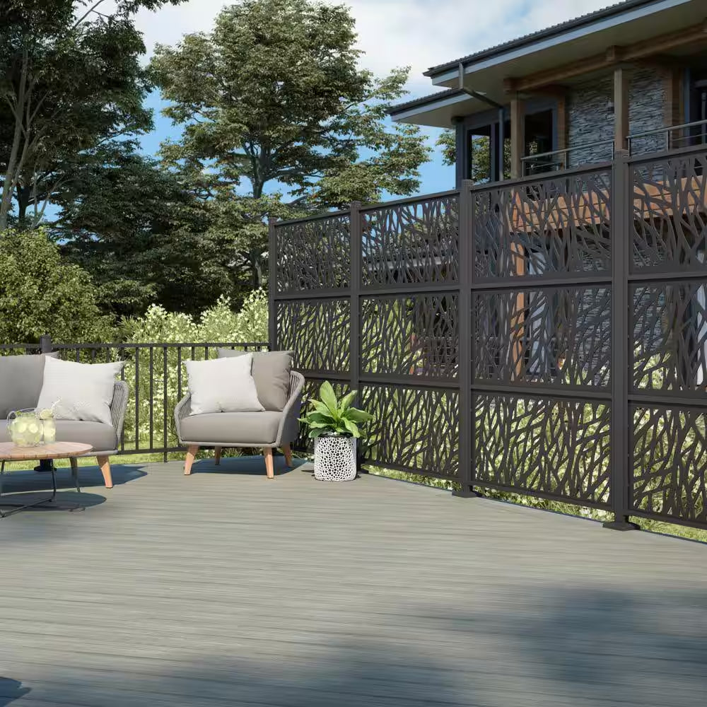 2 In. X 2 In. X 76 In. Privacy Screen Post Kit