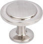 Satin Nickel Kitchen Cabinet Knobs - 1 1/4 Inch round Drawer Handles - 10 Pack of Kitchen Cabinet Hardware