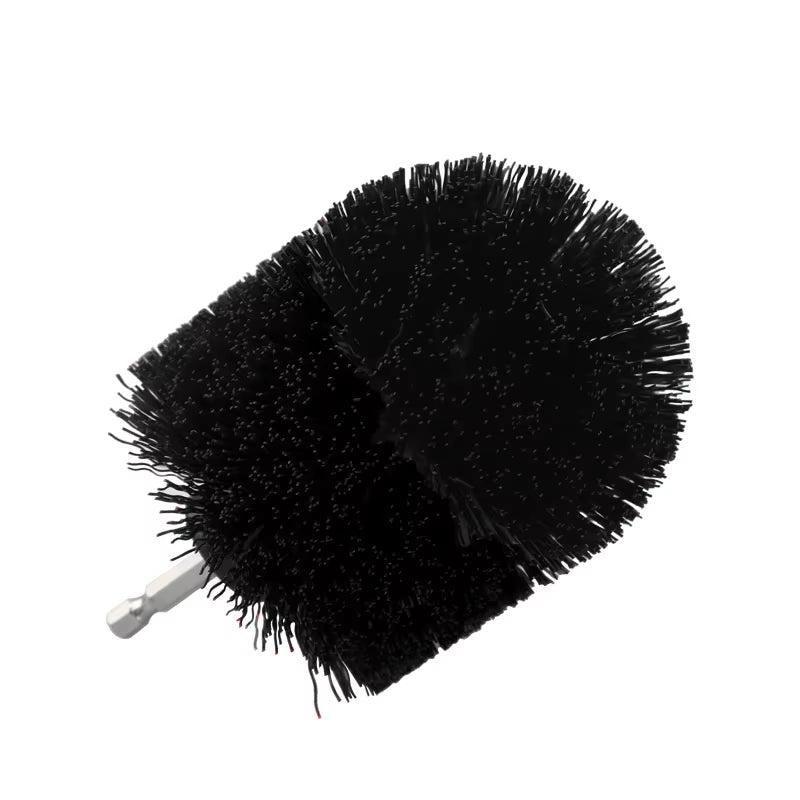 2/3.5/4/5" Drill Brush Power Scrubber Kit – Nylon Stain Polisher with Extender for Bathroom & Universal Cleaning