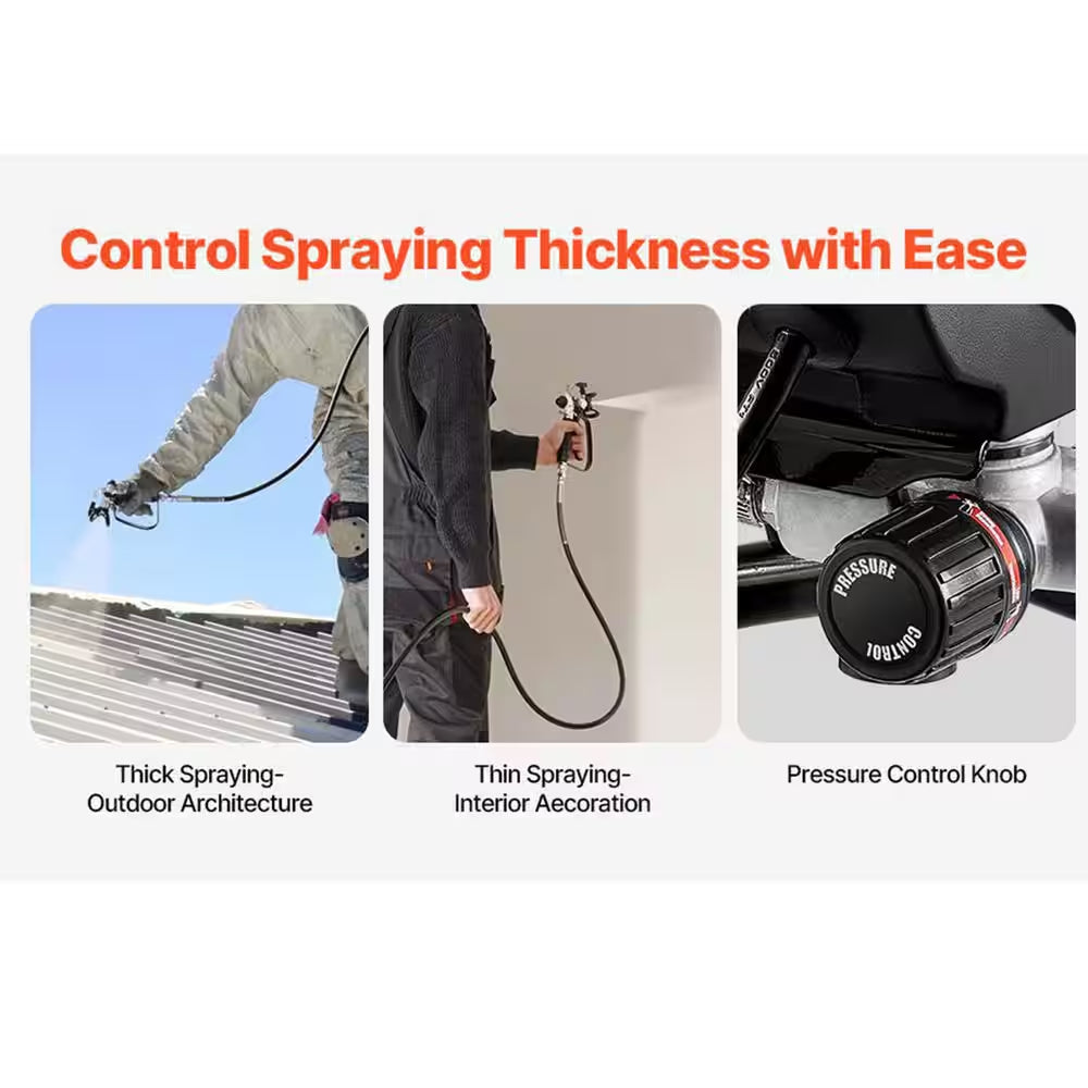 Stand Airless Paint Sprayer Electric Paint Sprayer Machine 650W 3000PSI