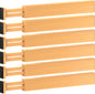 6 Bamboo Drawer Organizers – Expandable Divider Set for Kitchen