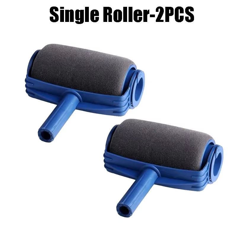 Multi Functional High Quality Handle Paint Roller Set Plastic Handle Painting Roller Brush for Office House Decoration