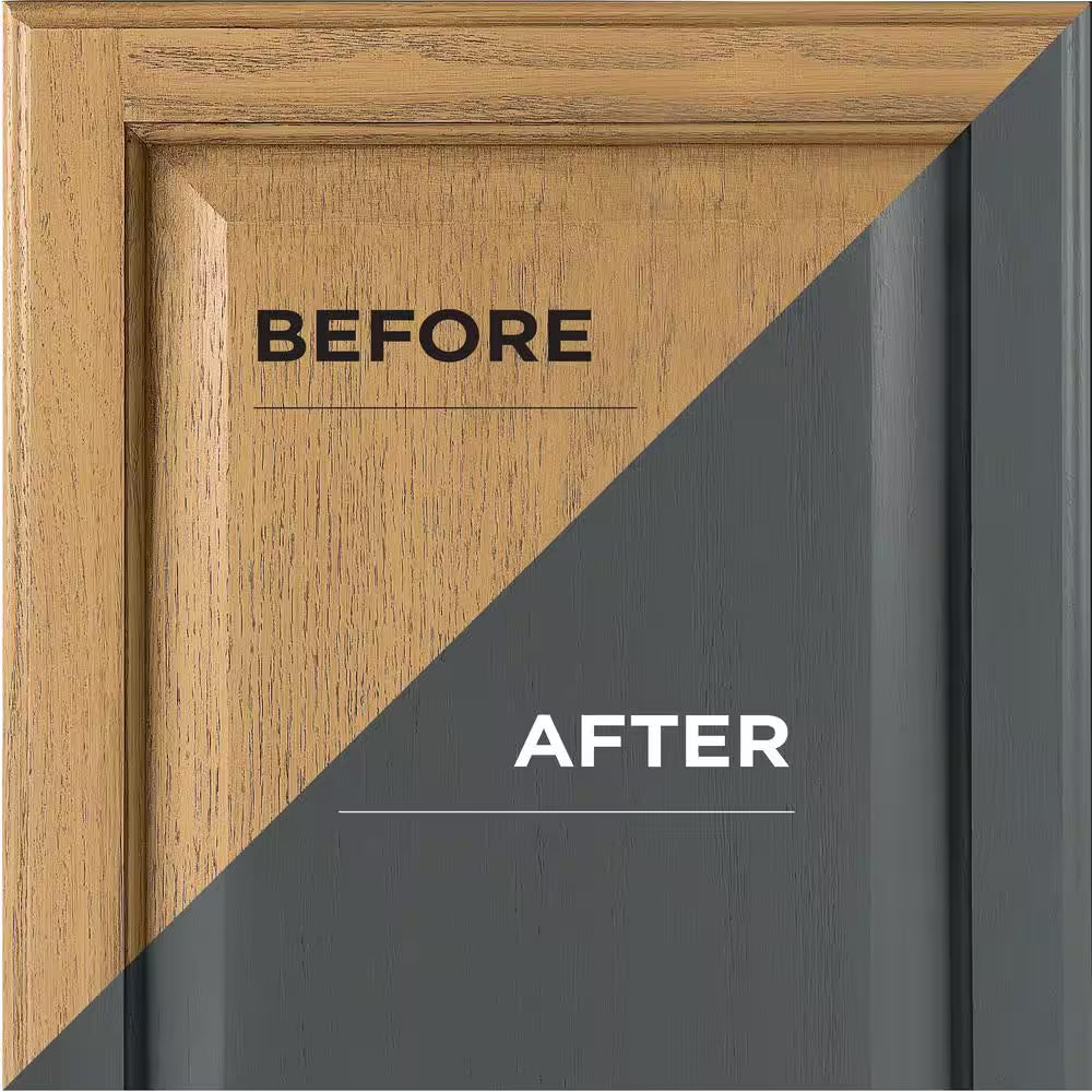 1 Qt. Satin Charcoal Interior Cabinet Paint Kit