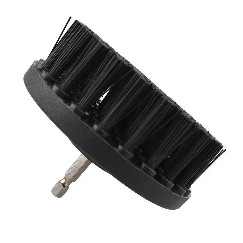 2/3.5/4/5" Drill Brush Power Scrubber Kit – Nylon Stain Polisher with Extender for Bathroom & Universal Cleaning