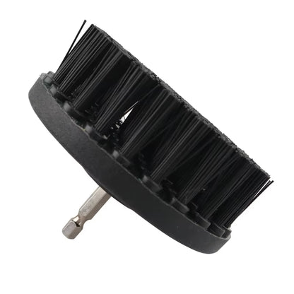 2/3.5/4/5" Drill Brush Power Scrubber Kit – Nylon Stain Polisher with Extender for Bathroom & Universal Cleaning