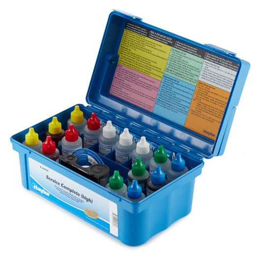 K-2005C 2000 Test Kit – Complete Swimming Pool Bromine & Chlorine pH Service Kit