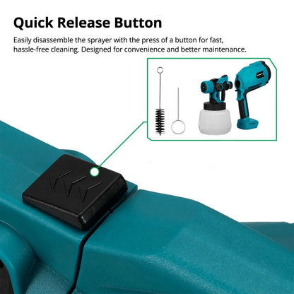 High-Pressure Cordless Paint Sprayer