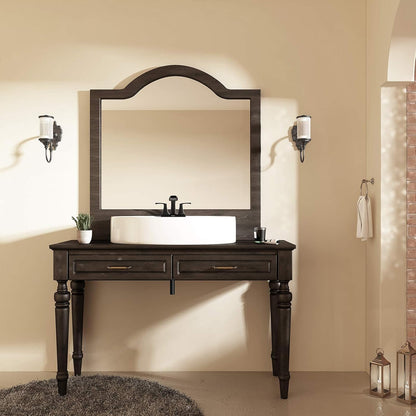 Doris 2-Handle Waterfall Bathroom Faucet – Matte Black