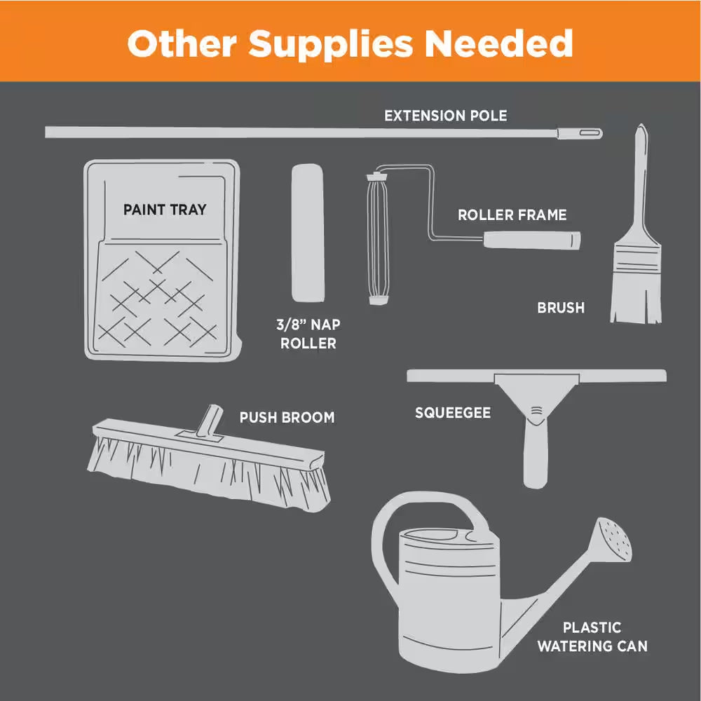 240 Oz. Tan Epoxy 1 Car Garage Floor Kit