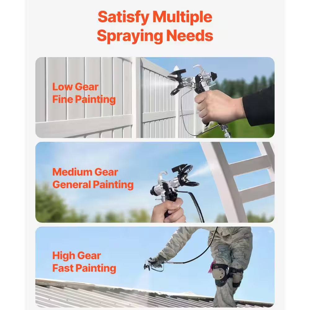 Stand Airless Paint Sprayer Electric Paint Sprayer Machine 650W 3000PSI