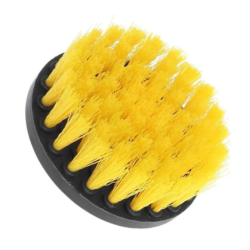 2/3.5/4/5" Drill Brush Power Scrubber Kit – Nylon Stain Polisher with Extender for Bathroom & Universal Cleaning