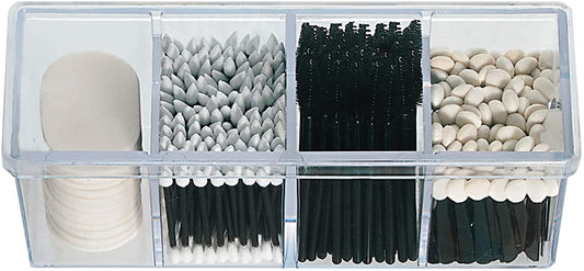 Multi-Functional 4-Tray Makeup Organizer – Clear Lid Storage