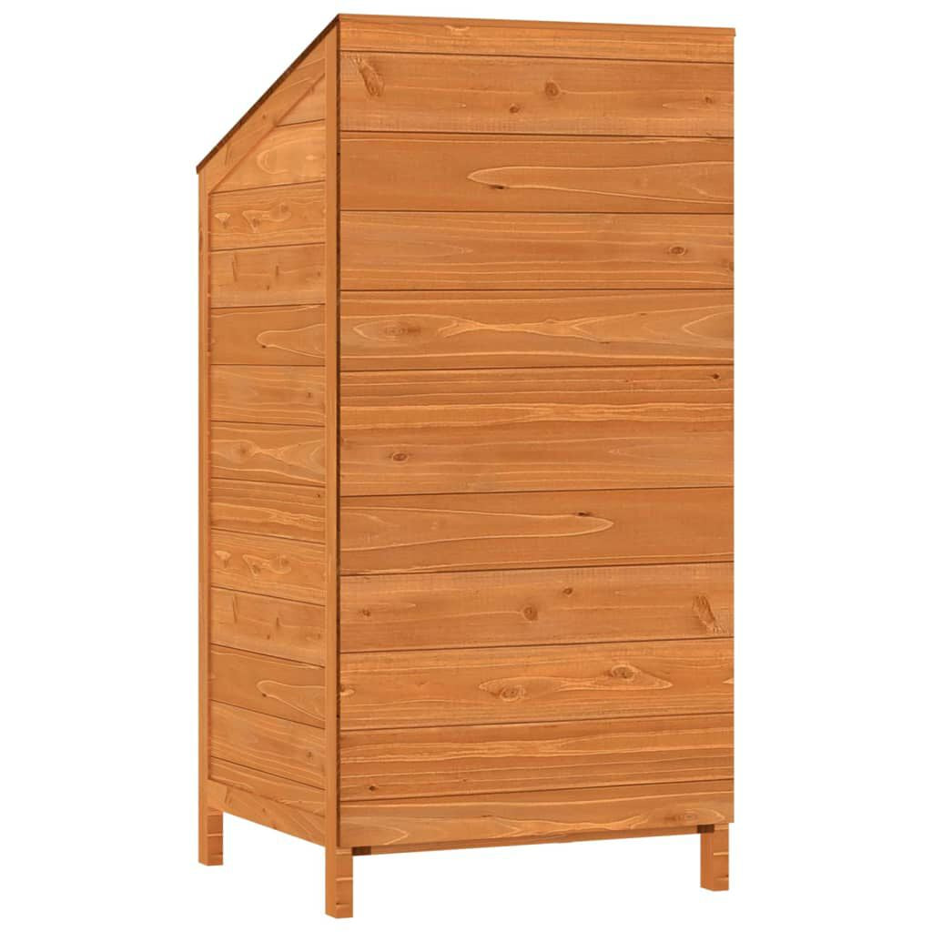 Garden Shed Brown Solid Fir Wood Medium Garden Shed Rectangular