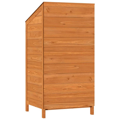 Garden Shed Brown Solid Fir Wood Medium Garden Shed Rectangular