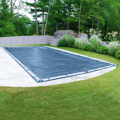 Heavy-Duty 25 Ft. X 45 Ft. Rectangular Imperial Blue Winter Pool Cover