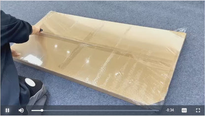 4-Piece Wood Slat Wall Panel – 47.2"x23.6" Natural Oak Peel & Stick Acoustic 3D Sound Absorbing Decor