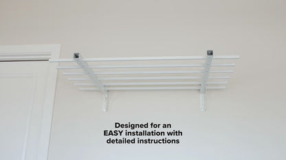 Heavy-Duty Wall Shelf – Space-Saving Storage Rack, Zero Floor Clutter Organizer