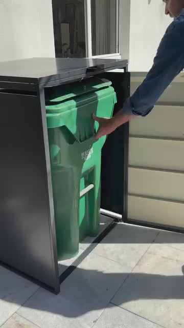 Garbage Bin Enclosure – Outdoor Trash Can Cover & Organizer