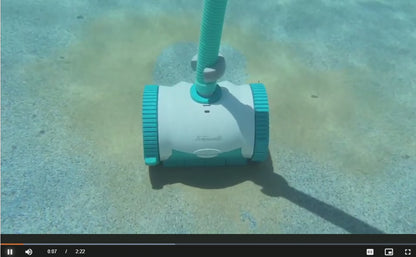 2-Wheel In-Ground Above-Ground Automatic Suction-Side Vacuum Pool Vacuum with 39 Ft. Hose